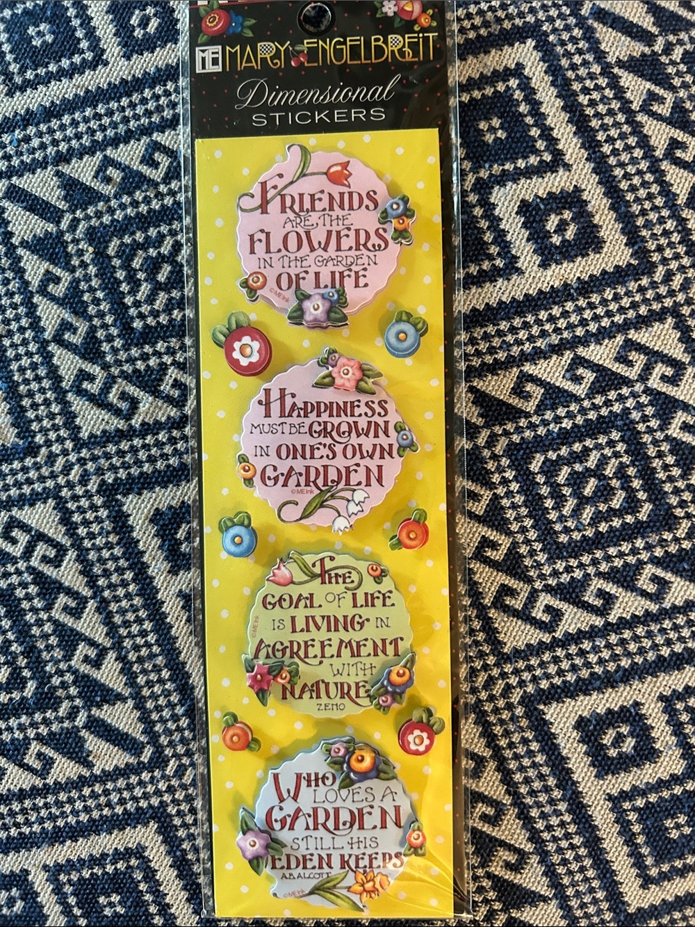 Mary Engelbreit Dimensional Stickers - Set of 4 Packs- 16 stickers in all. NWT - Picture 8 of 10